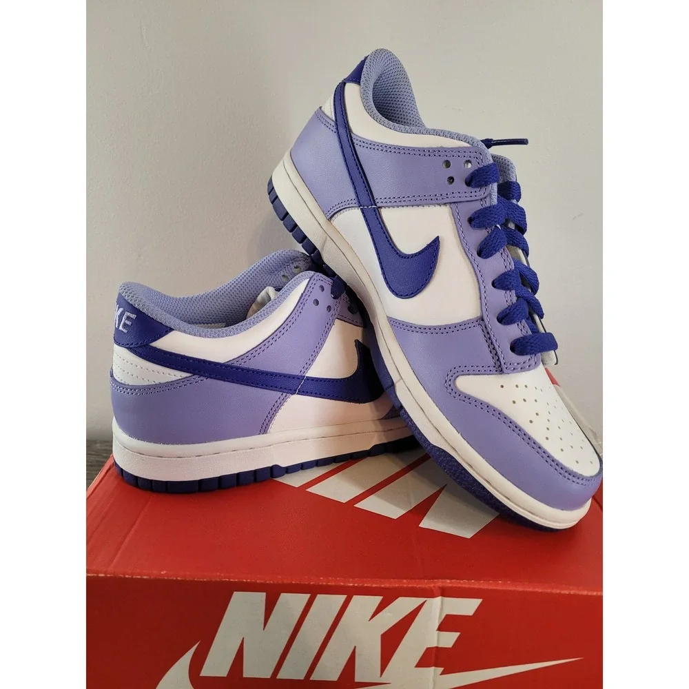 Nike Dunk Low GS Blueberry Light Thistle DZ4456-100 Size 5Y / Women 6.5W NIB